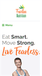 Mobile Screenshot of fearlessnutritionllc.com